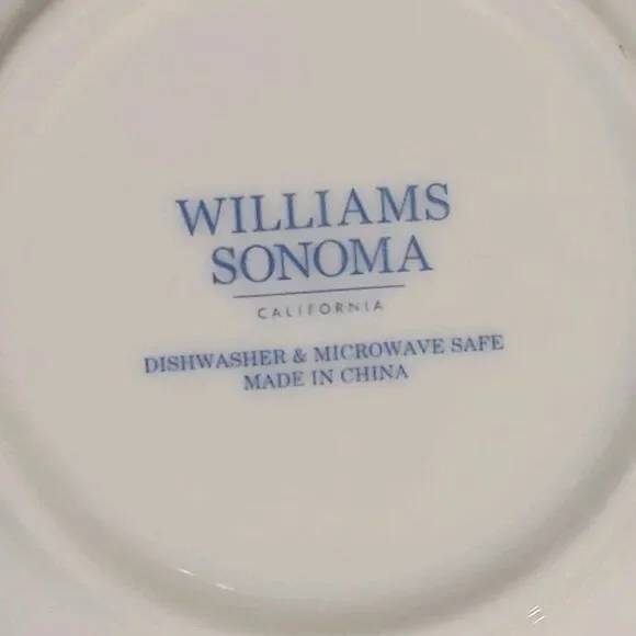 Williams Sonoma Set of 3 Cereal Bowls 5.5" Easter Bunny Meadow Gold Rimmed - Picture 6 of 7